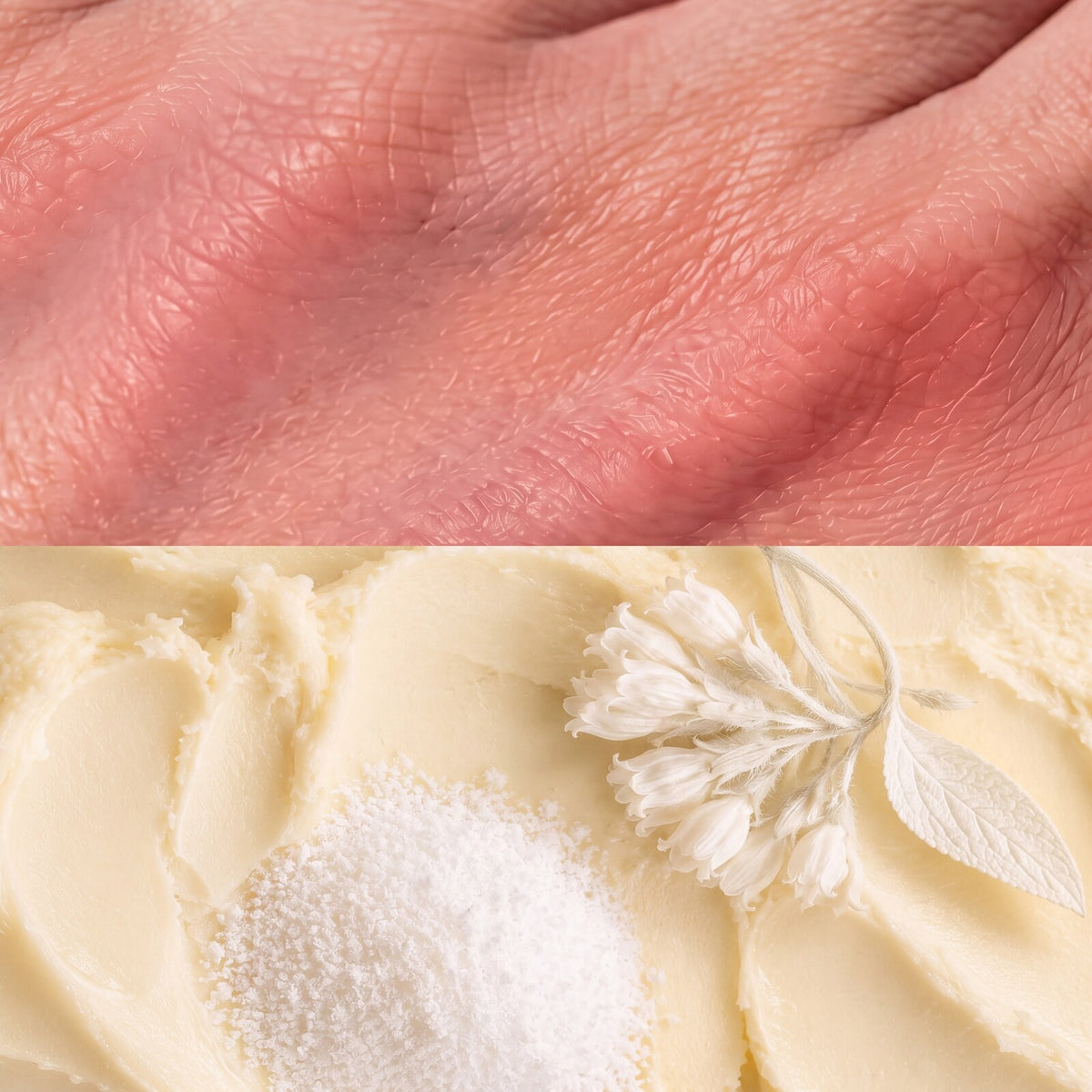 Shea butter and allantoin